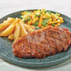 New Zealand Tenderloin Steak Premium Size 200 Gr (blackpepper)