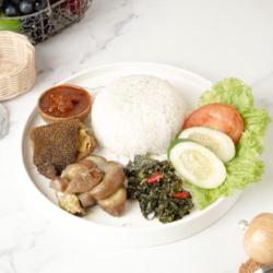 Nasi Uduk Babat/iso Sapi Goreng