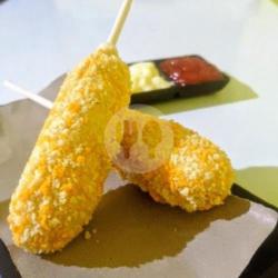 Corndog Full Mozza Mentah