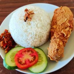 Nasi Paket Paha Crispy