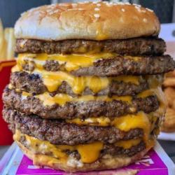 Cheesy Monster Burger