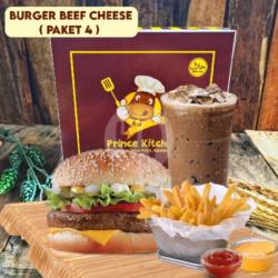 Burger Patty Cheese ( Paket 4 )