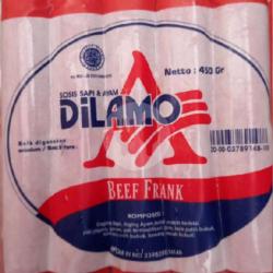 Dilamo Beef Frank Merah