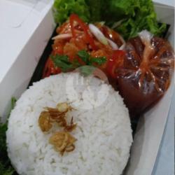 Nasi Gurami Saos Asam Manis