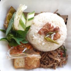 Nasi Liweut Ikan Teri Goreng