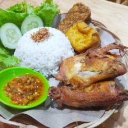 Nasi Dada Utuh Penyet/goreng