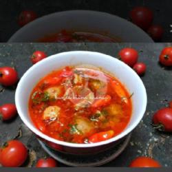 Bakso Daging Kuah Merah