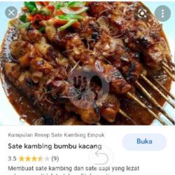 Sate Kambing Bumbu Kacang