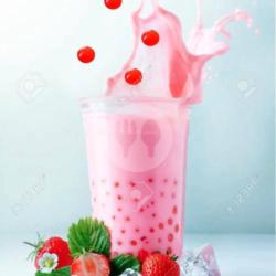 Ice Strawberry Boba Fruit