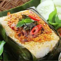 Nasi Bakar Suwir Tongkol