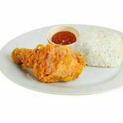 Nasi   Paha Bawah Krispy   Sambal