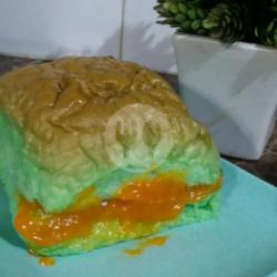 Roti Kukus Pandan Sarikaya