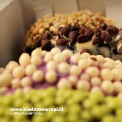 Kue Balok Lava Greentea Topping 6