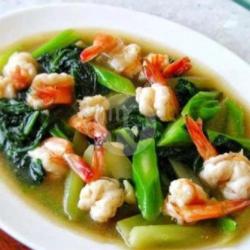 Udang Cah Sawi Ijo