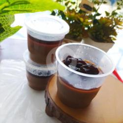 Dalgona Panna Cota Kopi Gula Aren Caramel