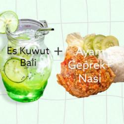 Paket Ayam Geprek Nasi Es Kuwut Bali