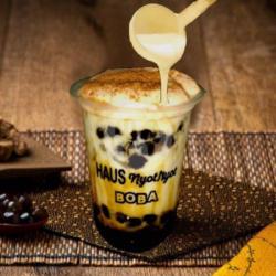 Boba Milk Brown Sugar   Cheese Cream