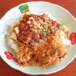 Nasi Lengko Ayam Serundeng