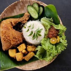 Ayam Gebuk   Nasi   Sambal