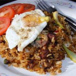 Nas-gor Ayam   Telor Pisah