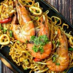 Hemat Ber 3 Porsi Mie Goreng/becek Seafood  3teh Manis