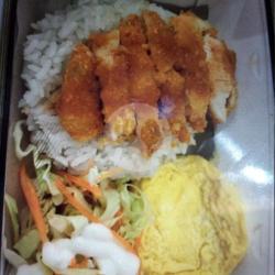 Nasi Katsu Ayam Saus Bbq