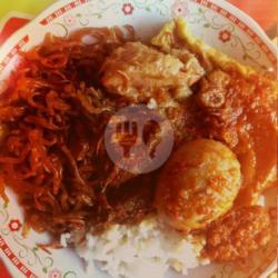 Nasi Campur Mix Ayam Kare Telor 1/2 Pke Kotak