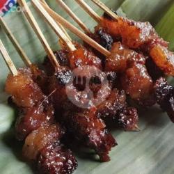 10 Tusuk Sate Maranggi Sapi Campur Lemak