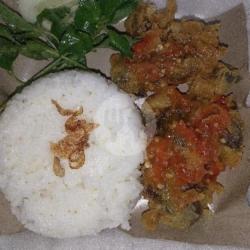 Nasi Usus Geprek