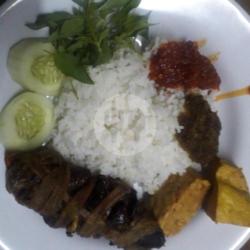 Nasi Jeroan Bebek   Tahu   Tempe