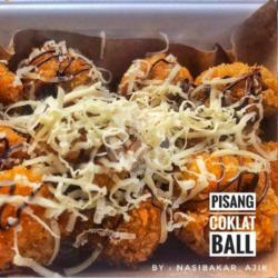 Bola Bola Pisang Coklat Keju