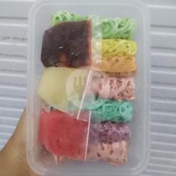 Roti Jala Melayu Plus 3 Fla (vanila, Strawberry, Coklat)