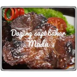 Nasi   Daging Sapi Bakar Madu