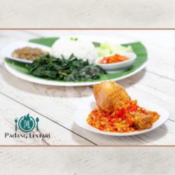 Nasi Ayam Balado ( Paha Bawah)   Es Teh/panas