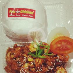 Ayam Lada Hitam   Nasi