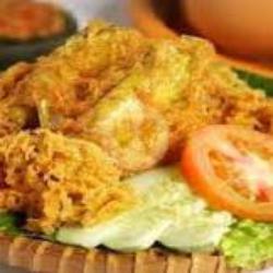 Ayam Goreng Selimut Telor Tanpna Nasi