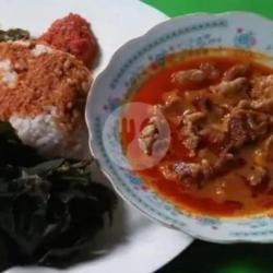 Nasi Padang Daging Cincang   Es Teh Manis