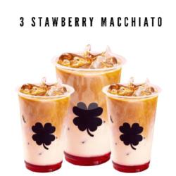 3 Strawberry Macchiato