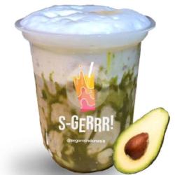 Ice Coffee Milk Avocado