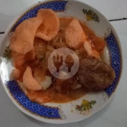 Lonsay Paket 3 ( Lontong Sayur    Semur Tahu/kentang   Perkedel   Sambel Merah     Sendok )