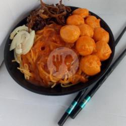 Mie Lava Topping Bakso