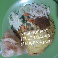 Nasi Goreng Biasa  Suwiran Ayam Tellor Dadar