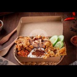 Warung Nino-nasi Kulit Krispy Ayam Goreng