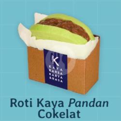 Roti Kaya Pandan Cokelat