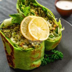 Green Falafel Wrap