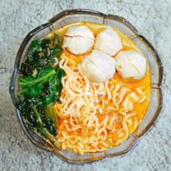 Mie Bakso Kuah Pedas