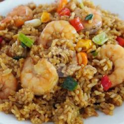 Nasi Goreng Gokil (udang, Ayam Suwir, Sosis, Bakso)