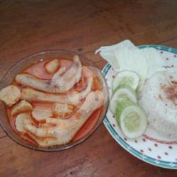 Nasi Bakso Ceker Mercon Kuah Pedas