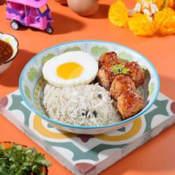 Thai Sweet & Sour Chicken Meatball Rice Box
