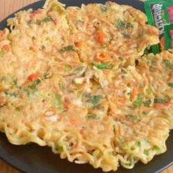 Indomie Omlet Keju Kornet